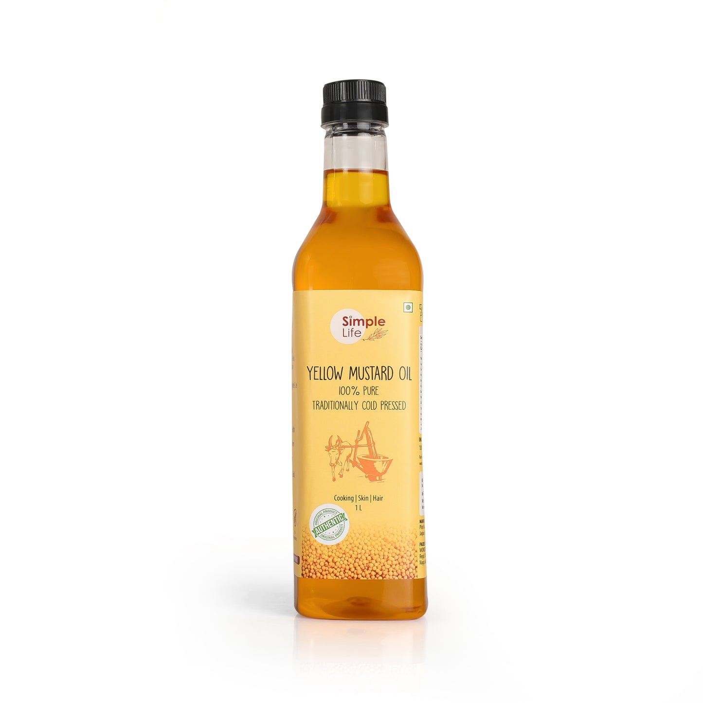 Cold Pressed Yellow Mustard Oil