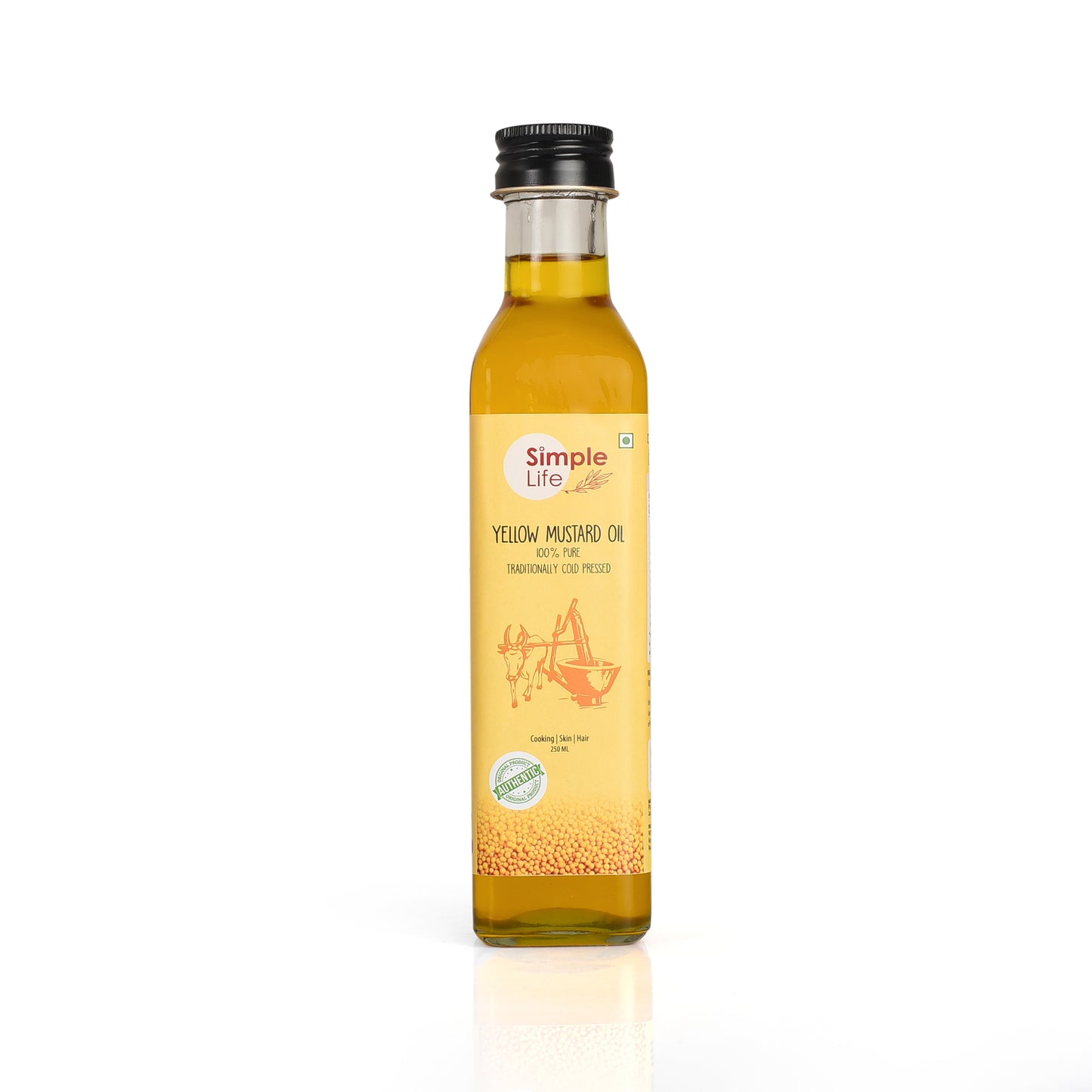 Cold Pressed Yellow Mustard Oil