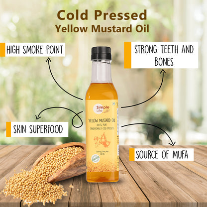 Cold Pressed Yellow Mustard Oil